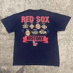 Boston Red Sox World Series History Baseballs Shirt Collection